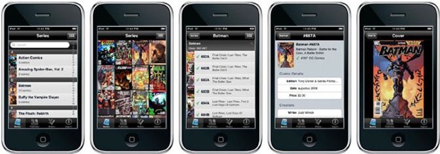Clz Comics app for iPhone